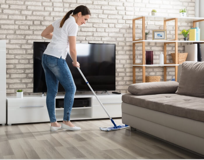 Hardwood floor cleaning | St.Francis Flooring Inc.