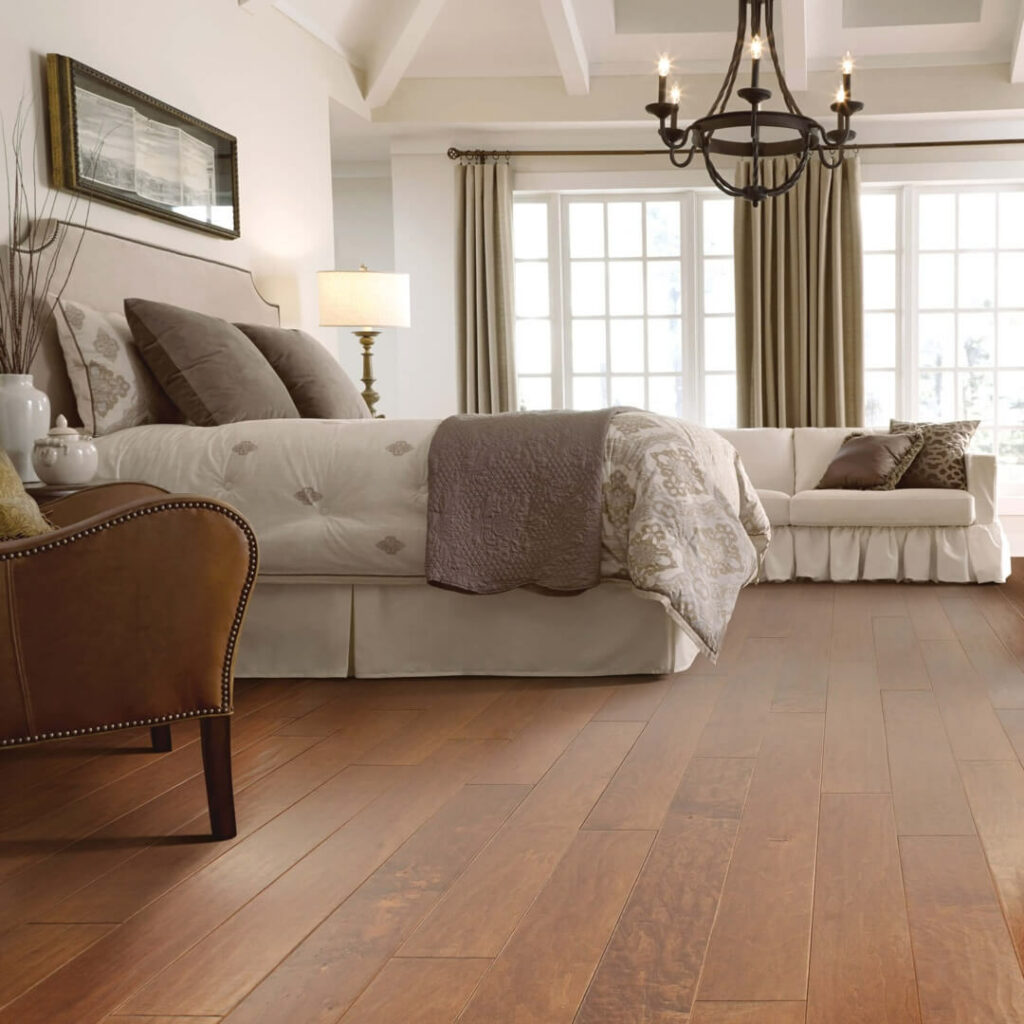 Hardwood Bedroom | St.Francis Flooring Inc.