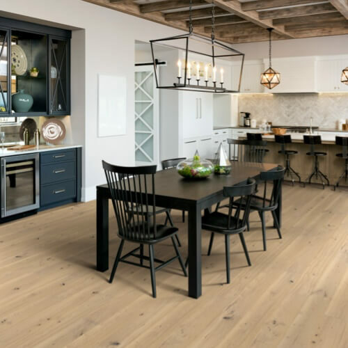 Dining room hardwood flooring | St.Francis Flooring Inc.